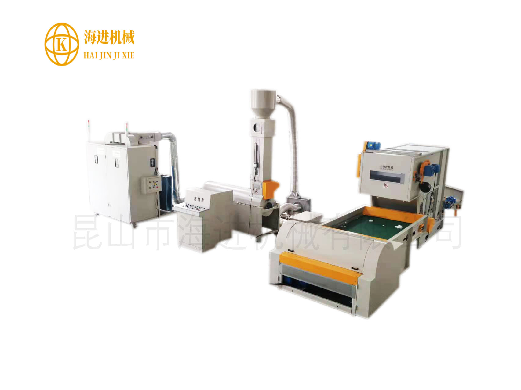 HJZZM-900開包開棉珍珠（zhū）棉打包一體機/Pearl Cotton balling machine